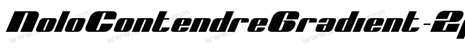 NoloContendreGradient-2pOW字体转换