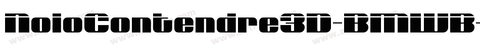 NoloContendre3D-BMWB字体转换