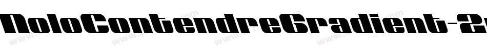 NoloContendreGradient-2pOW字体转换
