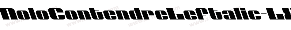 NoloContendreLeftalic-LX3y字体转换 NoloContendreLeftalic-LX3y字体转换