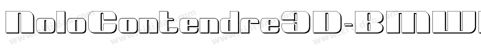 NoloContendre3D-BMWB字体转换