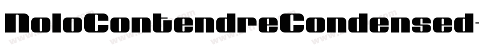 NoloContendreCondensed-Ypzq字体转换