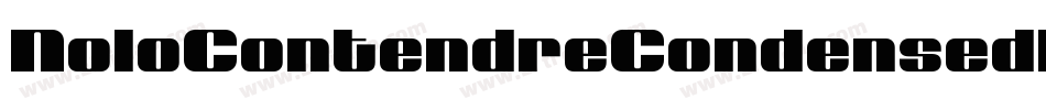 NoloContendreCondensedItal-rLgx字体转换