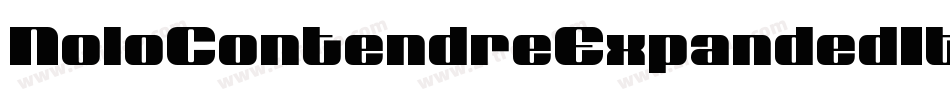 NoloContendreExpandedItalic-KL7W字体转换 NoloContendreExpandedItalic-KL7W字体转换