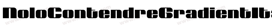 NoloContendreGradientItalic-v9mZ字体转换