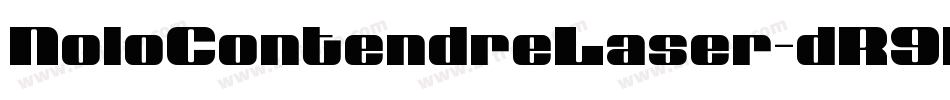 NoloContendreLaser-dR9l字体转换