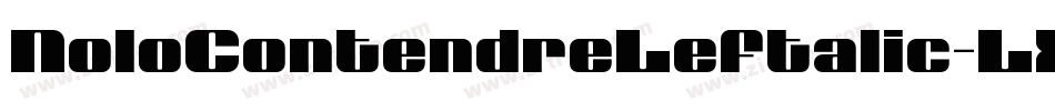 NoloContendreLeftalic-LX3y字体转换 NoloContendreLeftalic-LX3y字体转换