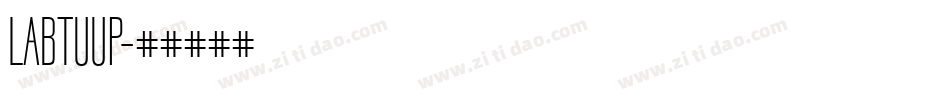 LABTUUP字体转换