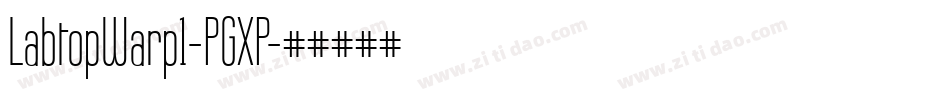 LabtopWarp1-PGXP字体转换