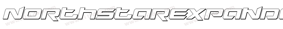 NorthstarExpandedItalic-RaKo字体转换
