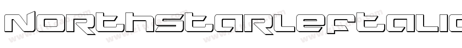NorthstarLeftalic-vW37字体转换