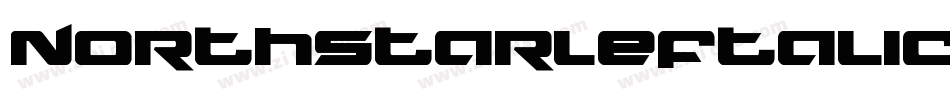 NorthstarLeftalic-vW37字体转换