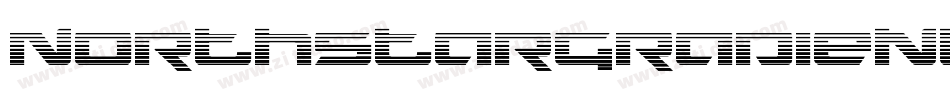 NorthstarGradientItalic-8J82字体转换