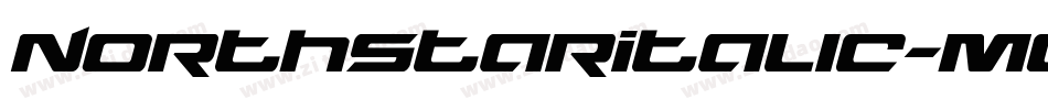 NorthstarItalic-MoYw字体转换