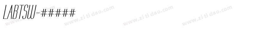 LABTSW字体转换