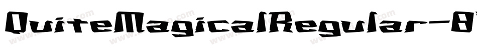 QuiteMagicalRegular-8VA2字体转换