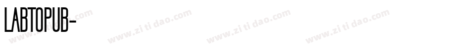 LABTOPUB字体转换