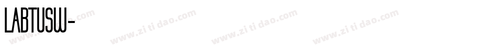 LABTUSW字体转换