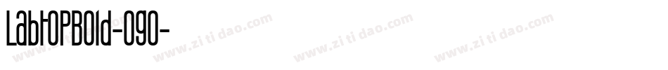 LabtopBold-Ogo字体转换