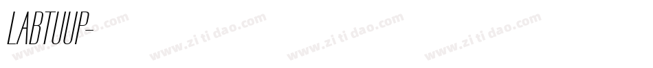 LABTUUP字体转换
