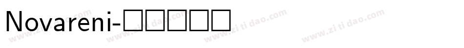 Novareni字体转换