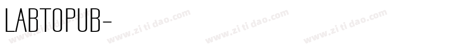 LABTOPUB字体转换