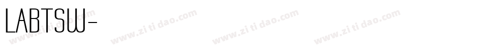 LABTSW字体转换