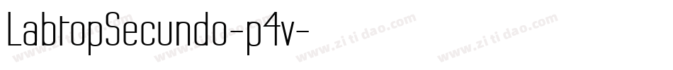 LabtopSecundo-p4v字体转换