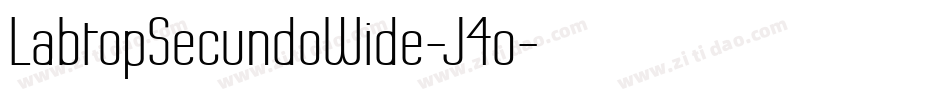 LabtopSecundoWide-J4o字体转换