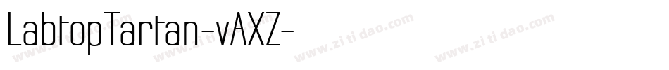 LabtopTartan-vAXZ字体转换