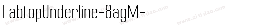 LabtopUnderline-8agM字体转换