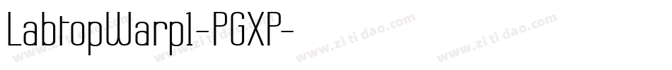 LabtopWarp1-PGXP字体转换