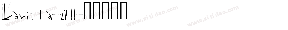 Lanitta-z2ll字体转换