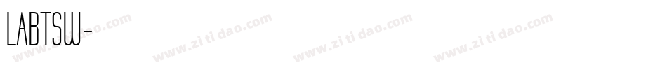 LABTSW字体转换