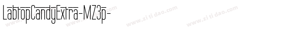 LabtopCandyExtra-MZ3p字体转换