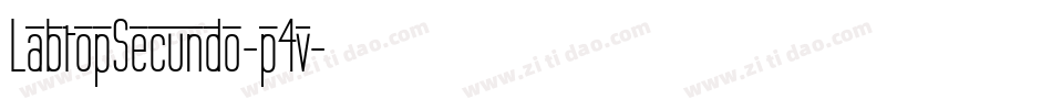 LabtopSecundo-p4v字体转换