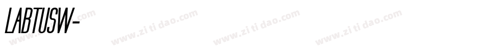 LABTUSW字体转换