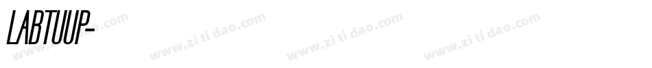 LABTUUP字体转换