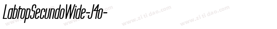 LabtopSecundoWide-J4o字体转换