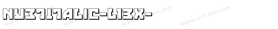 NyetItalic-l13X字体转换