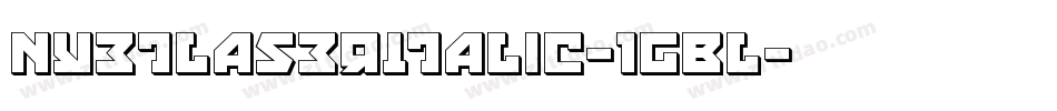 NyetLaserItalic-1gBL字体转换