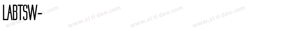LABTSW字体转换