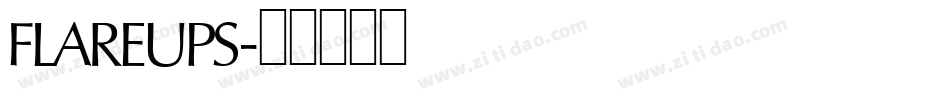 FLAREUPS字体转换