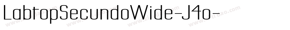 LabtopSecundoWide-J4o字体转换