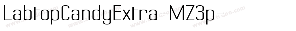 LabtopCandyExtra-MZ3p字体转换