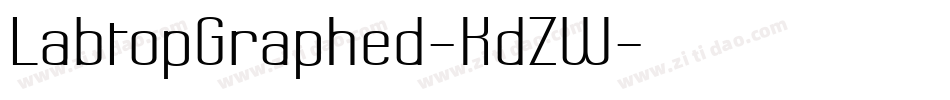 LabtopGraphed-KdZW字体转换