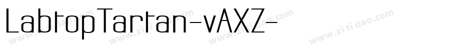LabtopTartan-vAXZ字体转换