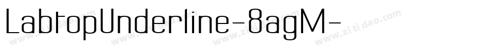 LabtopUnderline-8agM字体转换