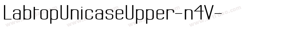 LabtopUnicaseUpper-n4V字体转换