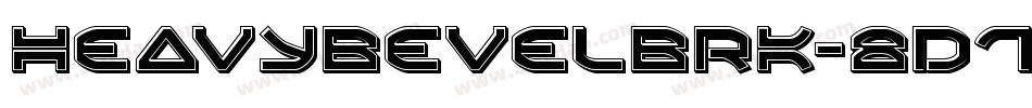 HeavyBevelBrk-8d72字体转换